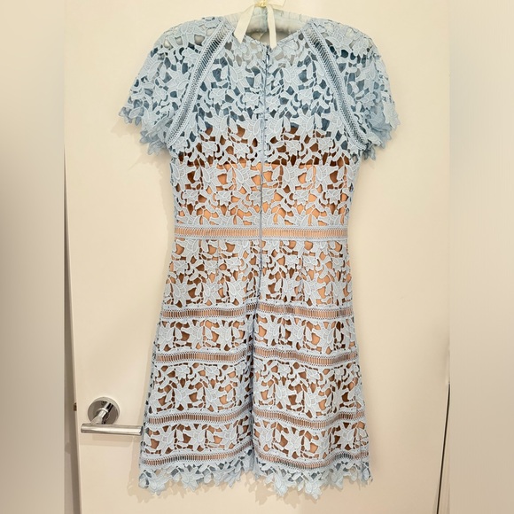 Eliza J Illusion Floral Lace Dress - Picture 2 of 3